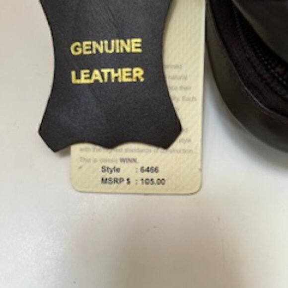 Genuine Leather Black Travel Bag - Picture 3 of 8